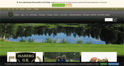Desktop Screenshot of isaberggolf.com